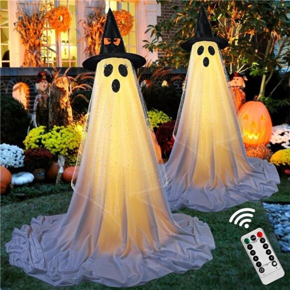 2Packs Halloween Decorations Outdoor, Halloweens Party Decoration Indoor, Spooky - Picture 1 of 7